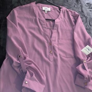 Muave pink shirt xl